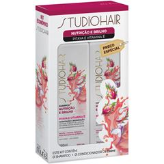 Shampoo E Condicionador Studiohair Nutricao E Brilho