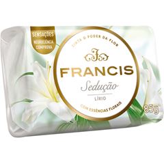 SABONETE FRANCIS SUAVE LIRIO BRANCO 85G