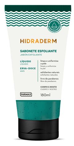 Sabonete Liquido Hidraderm Esfoliante Erva Doce