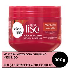 MASCARA MEU LISO MATIZADOR VERMELHO SALON LINE 300G