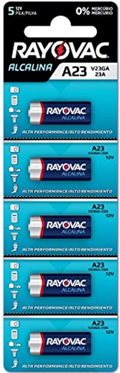 Pilha Rayovac Alcalina A23 Multiblister Com 5