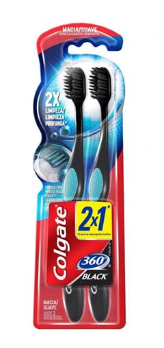 ESCOVA DENTAL COLGATE 360? BLACK