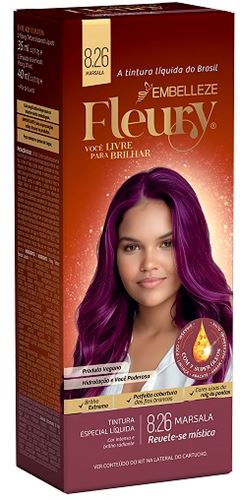 Tintura Fleury Kit 8.26 Marsala