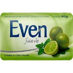 SABONETE EVEN SUAVE LIMAO E CHA VERDE 85G