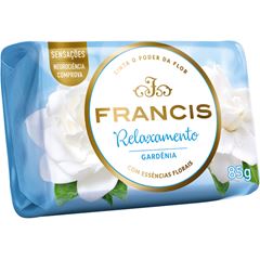 SABONETE FRANCIS SUAVE GARDENIA AZUL 85G