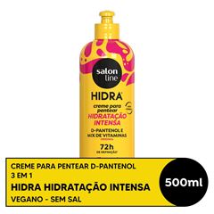 CREME PARA PENTEAR HIDRA HIDRATACAO INTENSA SALON LINE 500ML