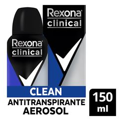 Desodorante Aerosol Rexona Clinical Masculino Clean 150ml