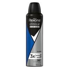 Desodorante Aerosol Rexona Clinical Masculino Clean 150ml