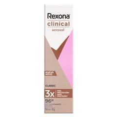 Desodorante Aerosol Rexona Clinical Feminino Classic 150ml