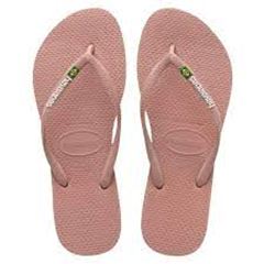 Sandália Havaianas Slim Brasil Rosa Crocus 35/36