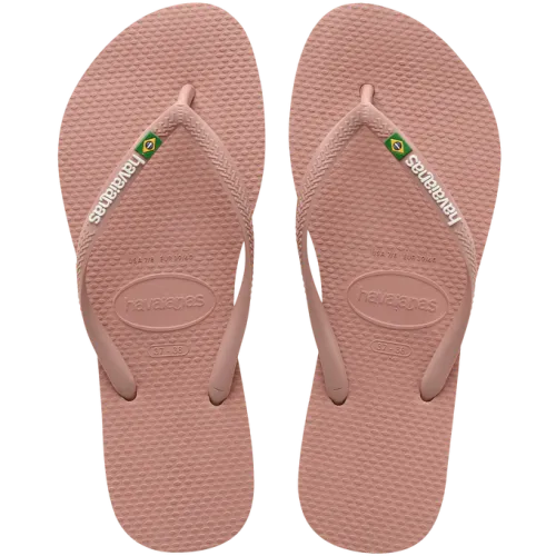 Sandália Havaianas Slim Brasil Rosa Crocus 39/40