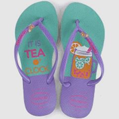 Sandália Havaianas Slim Cool Verde Orvalho Tamanho 33/34