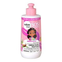 CREME PARA PENTEAR SOS CACHOS KIDS HIDRATACAO SALON LINE 300ML