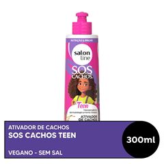 ATIVADOR DE CACHOS SOS CACHOS TEEN SALON LINE 300ML