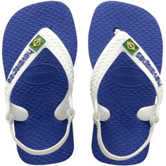 Sandália Havaianas Baby Brasil Logo Azul Naval 20