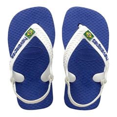 Sandália Havaianas Baby Brasil Logo Azul Naval 23/24