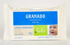 Lenço Umedecido Granado Bebê Pele Sensível