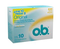 ABSORVENTE JOHNSON O.B. INTERNO MEDIO LEVE 10 PAGUE 8