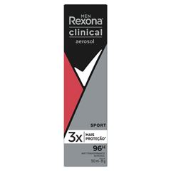 Desodorante Aerosol Rexona Clinical Masculino Sport 150ml