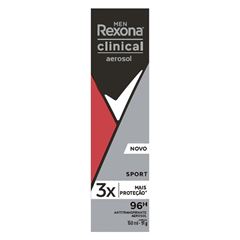 Desodorante Aerosol Rexona Clinical Masculino Sport 150ml