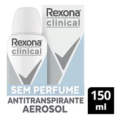 Desodorante Aerosol Rexona Clinical Feminino Sem Perfume 150ml