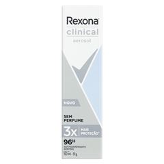 Desodorante Aerosol Rexona Clinical Feminino Sem Perfume 150ml