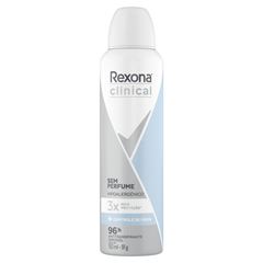 Desodorante Aerosol Rexona Clinical Feminino Sem Perfume 150ml
