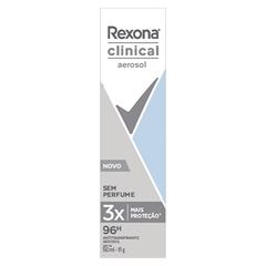 Desodorante Aerosol Rexona Clinical Feminino Sem Perfume 150ml
