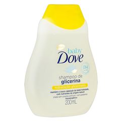 SHAMPOO INFANTIL BABY DOVE HIDRATAÇAO GLICERINADA 200ML