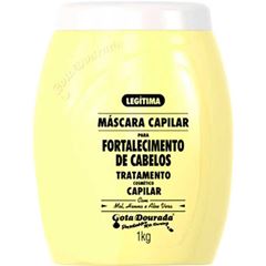Creme para Pentear Gota Dourada Fortalecimento Cachos