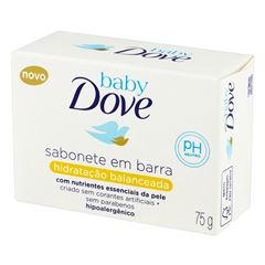 SABONETE INFANTIL BABY DOVE HIDRATACAO BALANCEADA 75G