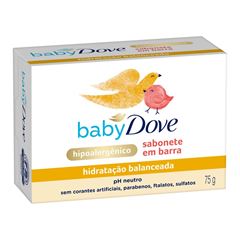 Sabonete Infantil Baby Dove Hidratação Balanceada 75g