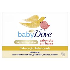 SABONETE INFANTIL BABY DOVE HIDRATACAO BALANCEADA 75G