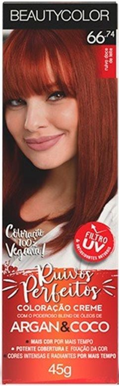 Tintura Beauty Color Individual 66.74 Ruivo Doce De Leite
