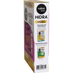 KIT SHAMPOO E CONDICIONADOR HIDRA CERAMIDA SALON LINE 300ML