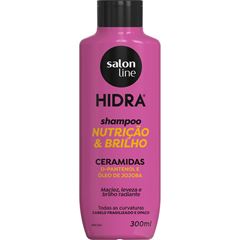 KIT SHAMPOO E CONDICIONADOR HIDRA CERAMIDA SALON LINE 300ML