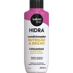 KIT SHAMPOO E CONDICIONADOR HIDRA CERAMIDA SALON LINE 300ML