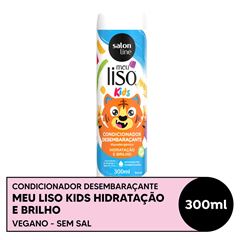 CONDICIONADOR MEU LISO KIDS DESEMBARACANTE HIDRATACAO E BRILHO SALON LINE 300ML