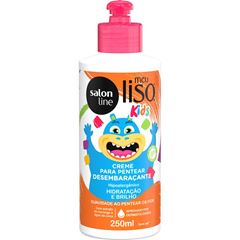 CREME DE PENTEAR MEU LISO KIDS DESEMBARACANTE HIDRATACAO E BRILHO SALON LINE 250ML