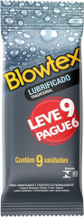 Preservativo Blowtex Lubrificado Leve 9 Pague 6
