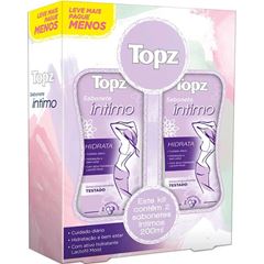 SABONETE LIQUIDO INTIMO TOPZ HIDRATA PACK COM 2 UN