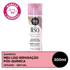 SHAMPOO MEU LISO REPARACAO POS-QUIMICA SALON LINE 300ML