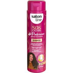 SHAMPOO SOS CACHOS 10 EM 1 MULTIBENEFICIOS SALON LINE 300ML