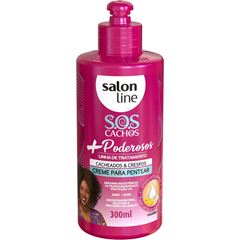 CREME PARA PENTEAR SOS CACHOS 10 EM 1 MULTIBENEFICIOS SALON LINE 300ML