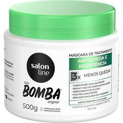 MASCARA DE HIDRATACAO SOS BOMBA ANTIQUEDA SALON LINE 500G