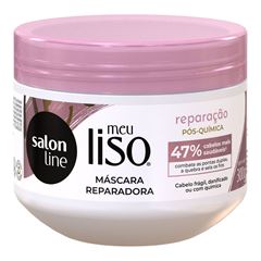 MASCARA REPARADORA MEU LISO REPARACAO POS-QUIMICA SALON LINE 300G