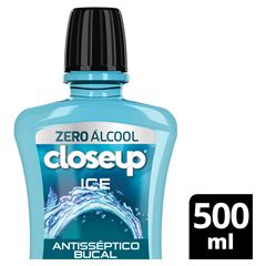 Enxaguante Bucal Close-Up Ice Sem Álcool Leve 500ml Pague 350ml