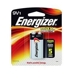 Bateria Energizer Max Alcalina 9V com 1 Unidade