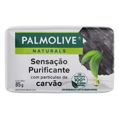 SABONETE PALMOLIVE NATURALS SENSAÇAO PURIFICANTE CARVAO 85G