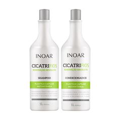 Shampoo + Condicionador Inoar Cicatrifios Kit Litro